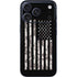 Black and White Camo American Flag iPhone 17 Pro Skin