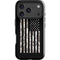 Black and White Camo American Flag iPhone 18 Pro Impact Case