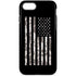 Black and White Camo American Flag iPhone Cases