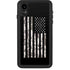 Black and White Camo American Flag iPhone Cases