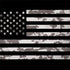 Black and White Camo American Flag Dell Latitude Skin