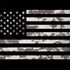 Black and White Camo American Flag MacBook Skins
