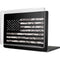 Black and White Camo American Flag MacBook Cases
