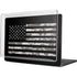 Black and White Camo American Flag MacBook Cases