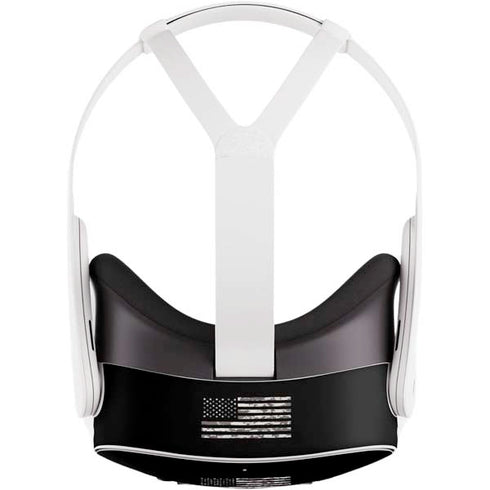 Black and White Camo American Flag Meta Quest 3S Skin