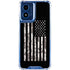 Black and White Camo American Flag Moto G 5G (2024) Clear Case