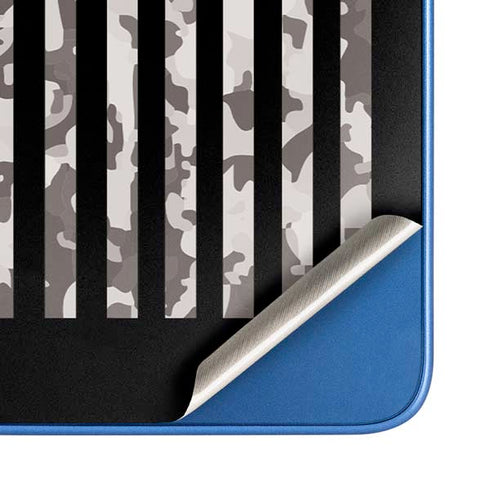 Black and White Camo American Flag Moto G Play 4G (2024) Skin