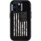 Black and White Camo American Flag Otterbox Defender iPhone Skin