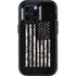 Black and White Camo American Flag Otterbox Defender iPhone Skin