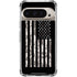 Black and White Camo American Flag Pixel 9 Pro XL Clear Case