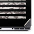 Black and White Camo American Flag Dell Precision Skin