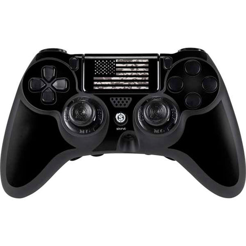 Black and White Camo American Flag PlayStation PS4 Skins