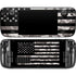 Black and White Camo American Flag Steam Deck Handheld Gaming Computer Skin