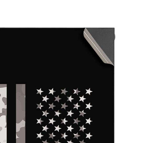 Black and White Camo American Flag XBox Series X Digital Edition Console Skin