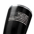 Black and White Camo American Flag Yeti 20oz Tumbler Skin