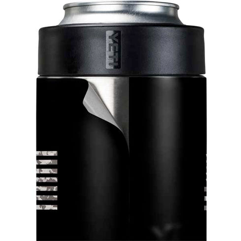 Black and White Camo American Flag Yeti Colster Can Insulator Skin