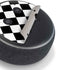 Black and White Checkered Amazon Echo Dot Skin