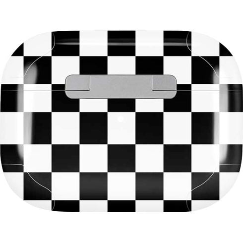 Black and White Checkered AirPods Skins