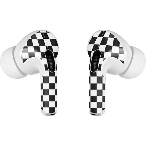 Black and White Checkered AirPods Skins