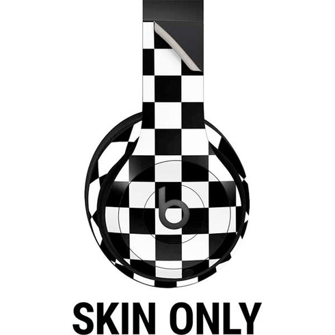 Black and White Checkered Beats Studio Pro Wireless Headphones Skin