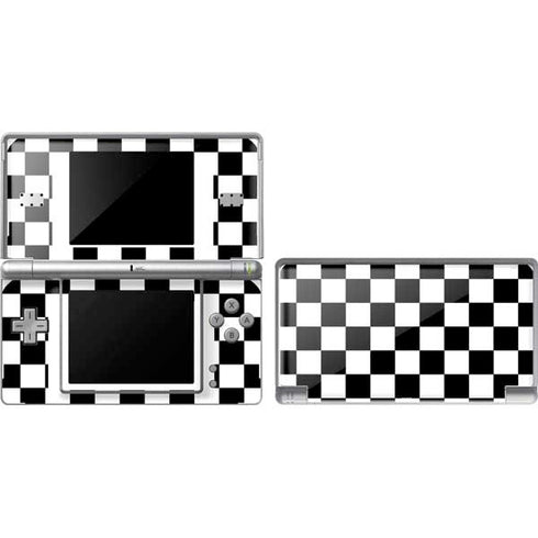 Black and White Checkered Nintendo Skins