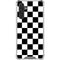 Black and White Checkered Galaxy A17 Clear Case