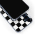 Black and White Checkered Galaxy A35 5G Clear Case