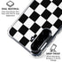 Black and White Checkered Galaxy A36 5G Clear Case