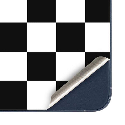 Black and White Checkered Galaxy A36 5G Skin