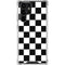 Black and White Checkered Galaxy S23 Ultra Clear Case