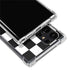 Black and White Checkered Galaxy S23 Ultra Clear Case