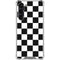Black and White Checkered Galaxy S24 FE Clear Case