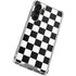 Black and White Checkered Galaxy S24 FE Clear Case