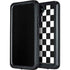 Black and White Checkered Galaxy S24 Plus Waterproof Case