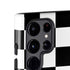 Black and White Checkered Galaxy S25 Ultra Impact Case