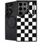 Black and White Checkered Galaxy S24 Ultra Kickstand Case