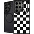 Black and White Checkered Galaxy S25 Ultra Kickstand Case