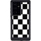 Black and White Checkered Galaxy S24 Ultra Waterproof Case