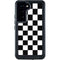 Black and White Checkered Galaxy S24 Waterproof Case