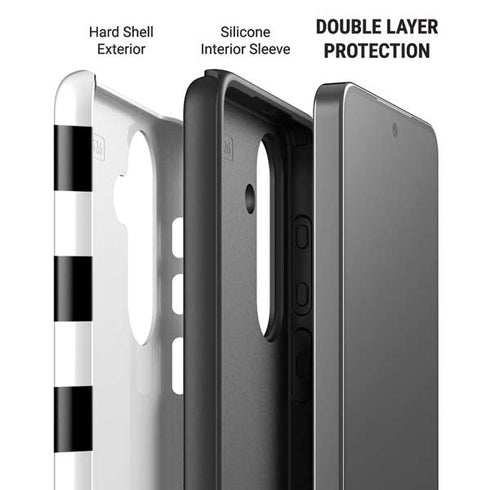 Black and White Checkered Galaxy S26 Impact Case