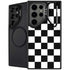 Black and White Checkered Galaxy S26 Ultra Kickstand Case