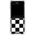 Black and White Checkered Galaxy Z Flip6 Clear Case
