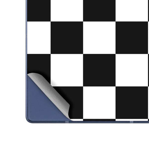 Black and White Checkered Galaxy Z Fold6 Skin