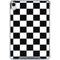 Black and White Checkered iPad 11th Gen (2025) Clear Case
