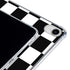 Black and White Checkered iPad 11th Gen (2025) Clear Case