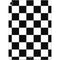 Black and White Checkered Apple iPad Air Skin