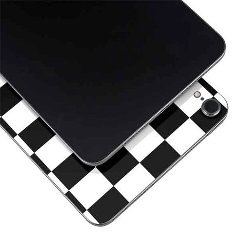 Black and White Checkered Apple iPad Mini Skin