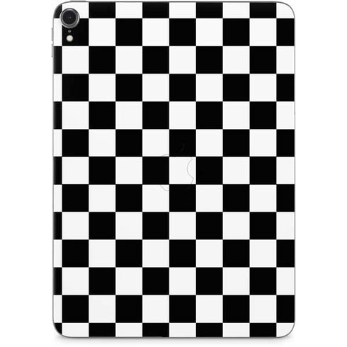 Black and White Checkered Apple iPad Pro Skin