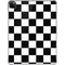 Black and White Checkered iPad Pro 11in (2024) Clear Case