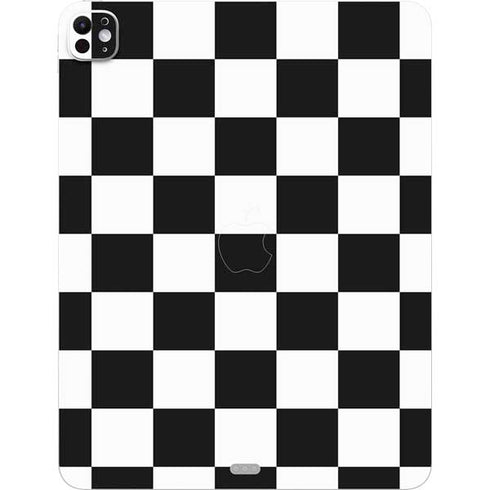 Black and White Checkered iPad Pro 13in M4 (2024) Skin